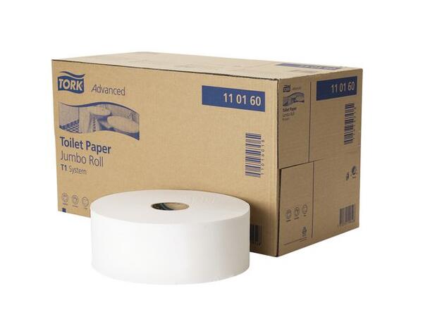 Toalettpapir TORK Advance 1L T1 500m (6) Tork toalettpapir for Sytem T1 